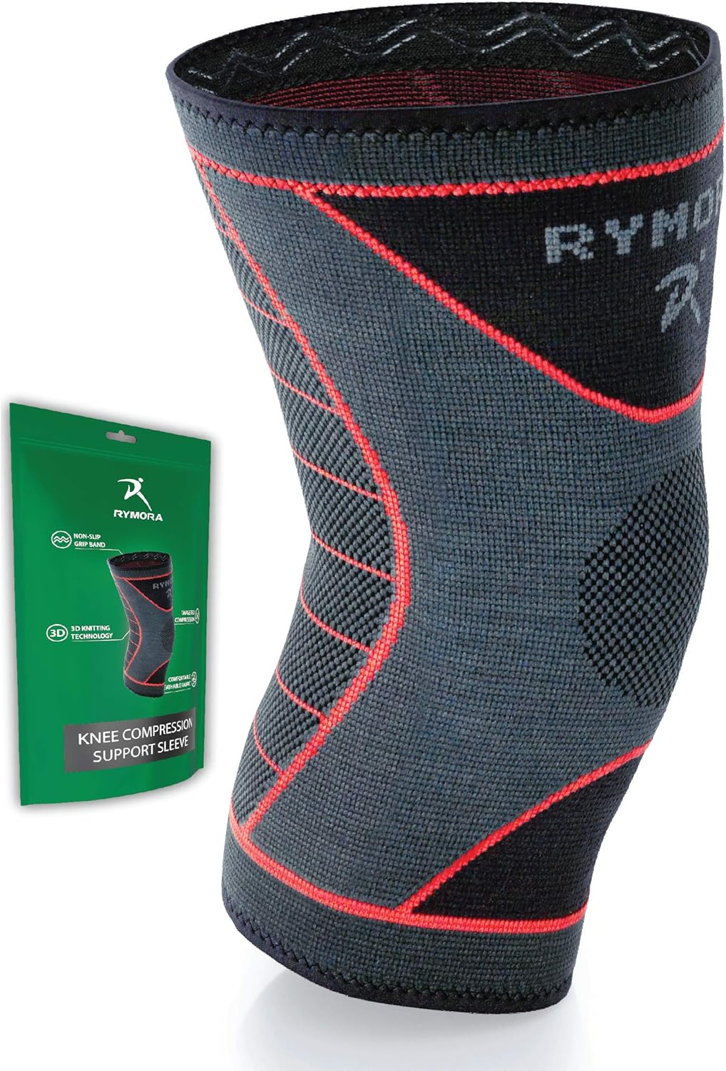 Knee Compression Sleeves for Men and Women - Choice of Single or Pair