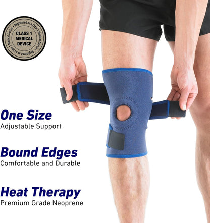 Open Patella Adjustable Knee Support- Knee Supports for Joint Pain Men and Women 
