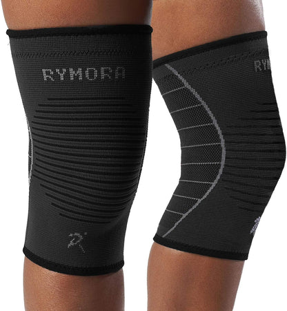 Knee Compression Sleeves for Men and Women  - Choice of Single or Pair