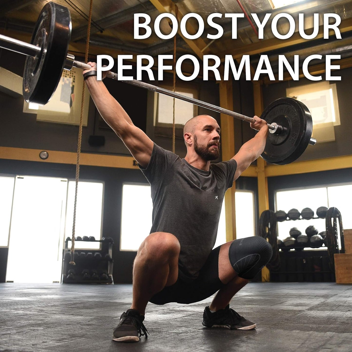 Knee Compression Sleeves for Men and Women  - Choice of Single or Pair